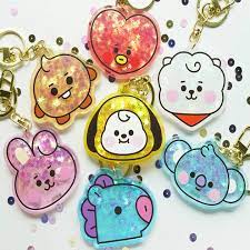 BT21© Twinkle Key Holder (Japan Edition)