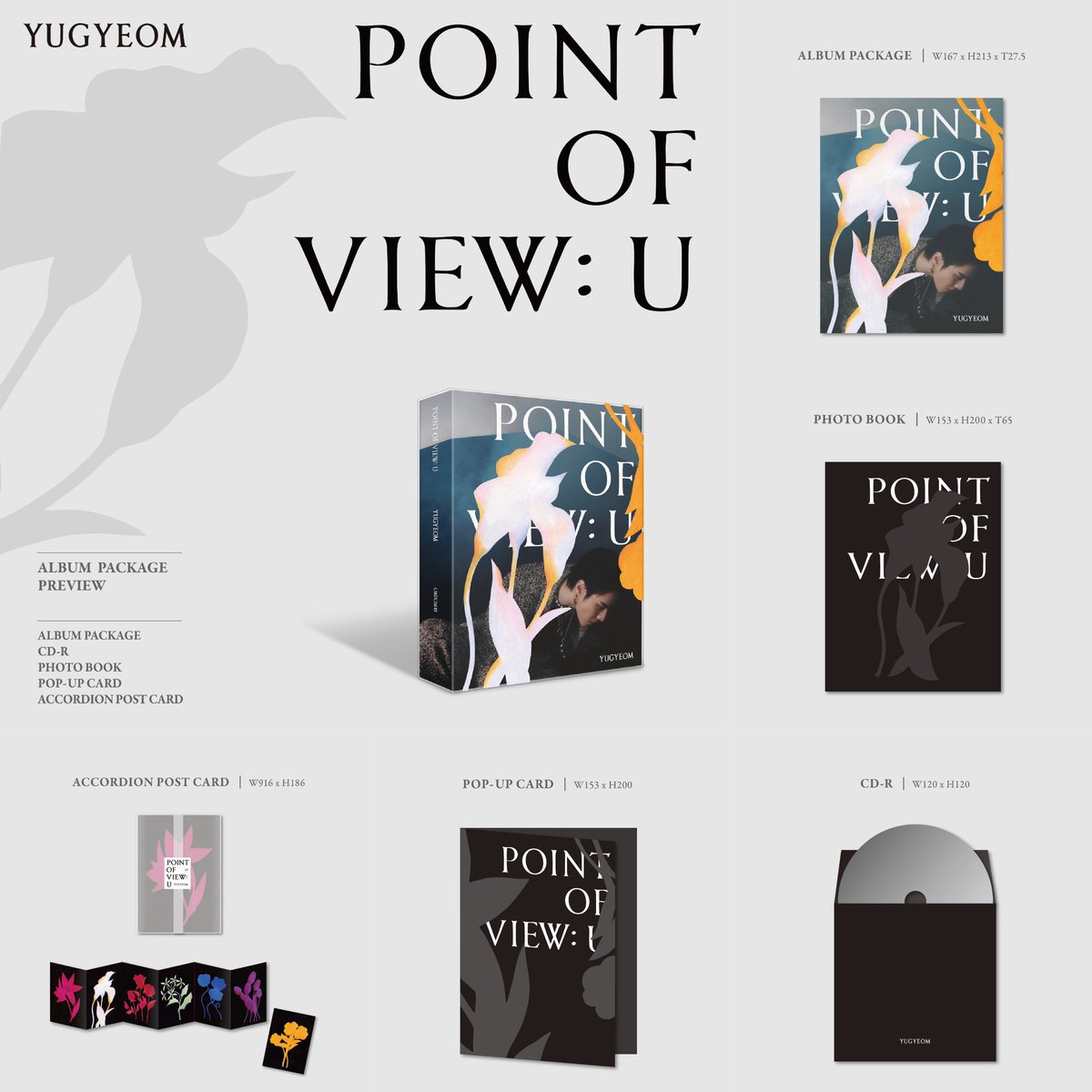 YUGYEOM EP Album Vol. 1 - Point Of View: U