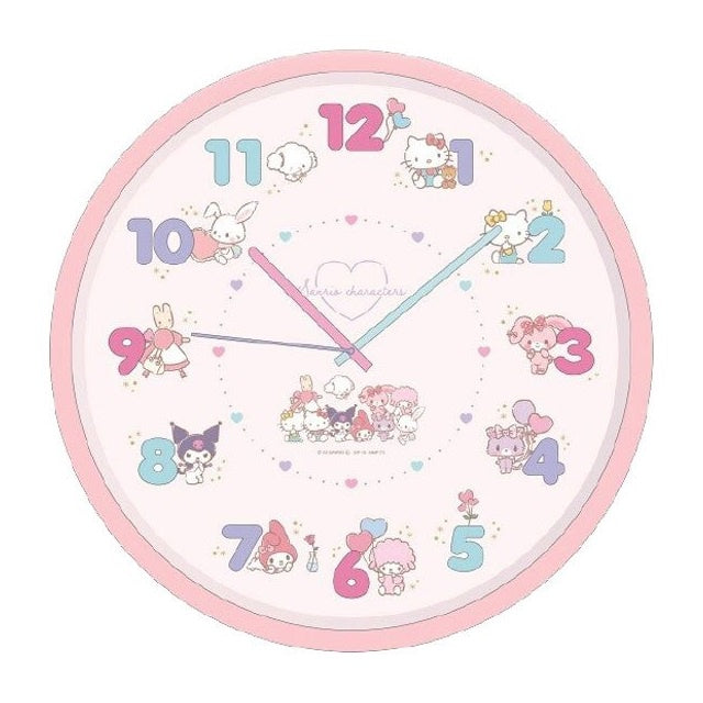 SANRIO© All Character Wall Clock (Japan Edition)