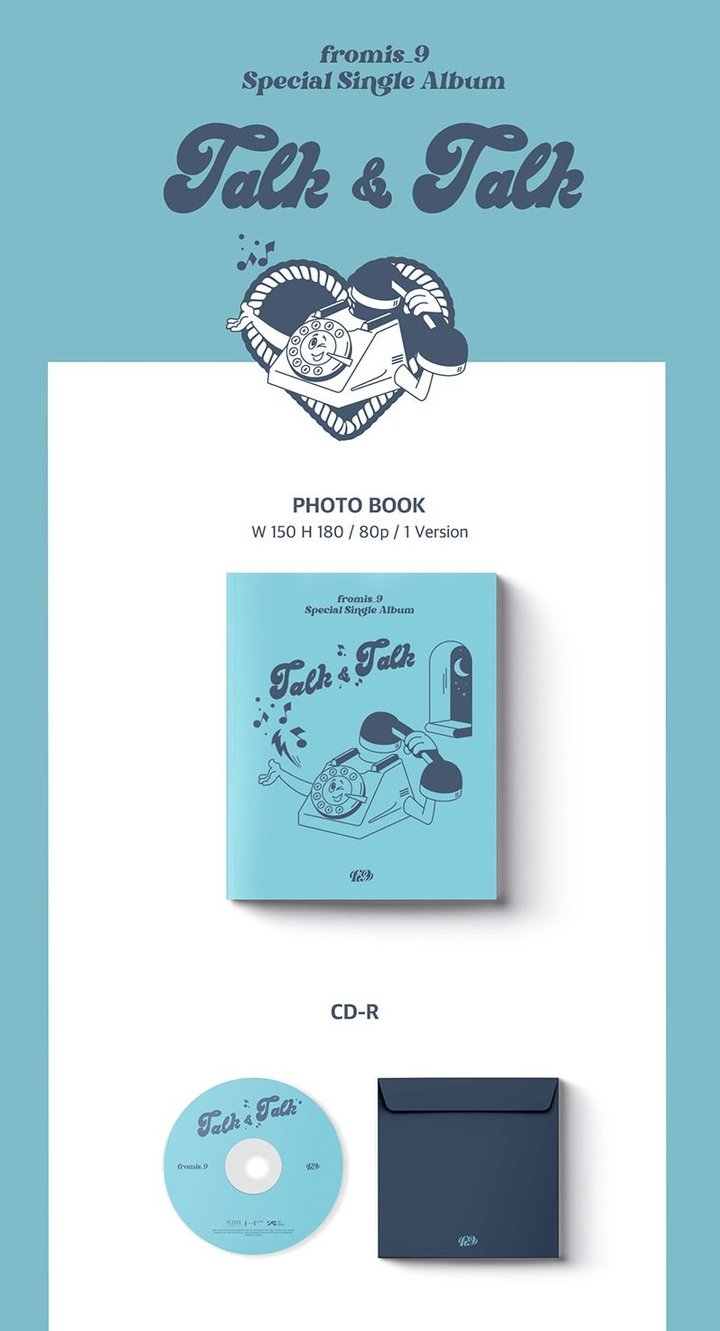 FROMIS_9 SPECIAL SINGLE ALBUM - TALK & TALK (LIMITED EDITION)