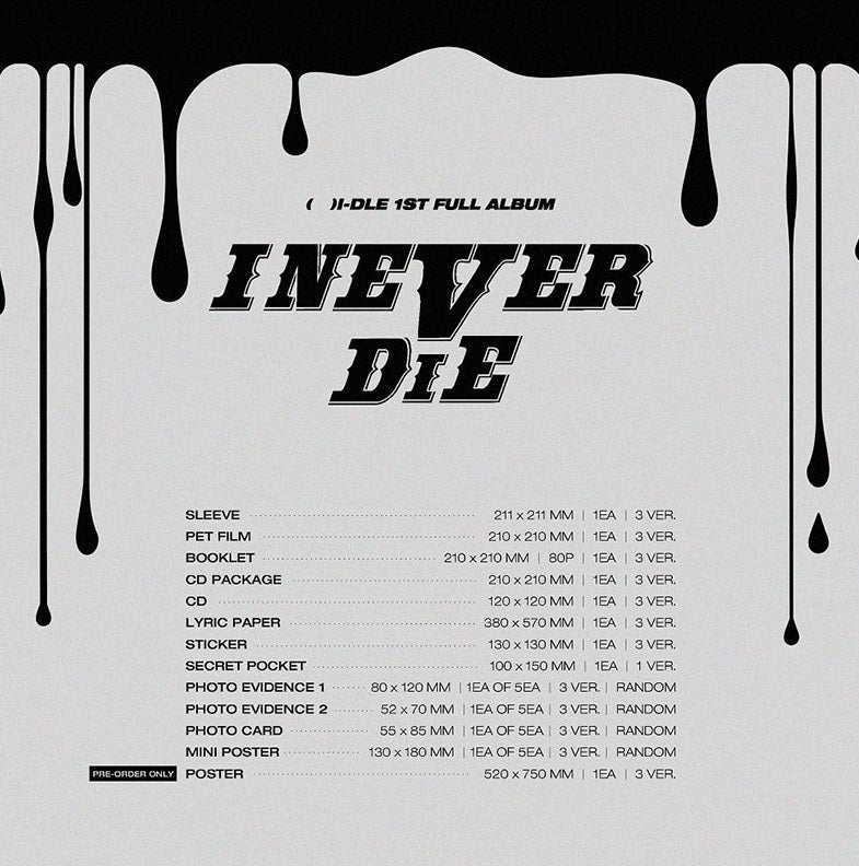 (G)I-DLE VOL. 1 - I NEVER DIE