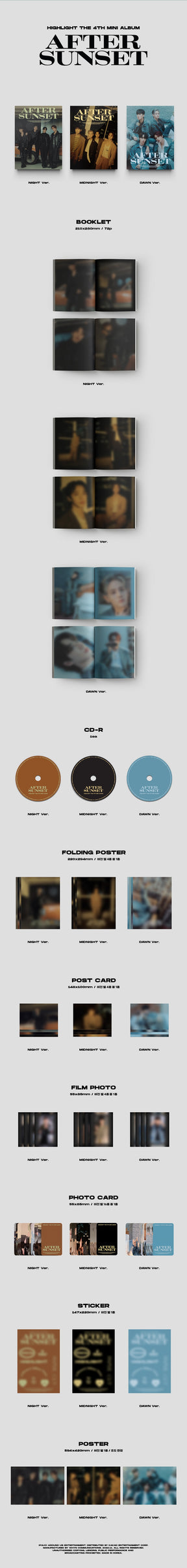 HIGHLIGHT MINI ALBUM VOL. 4 - AFTER SUNSET