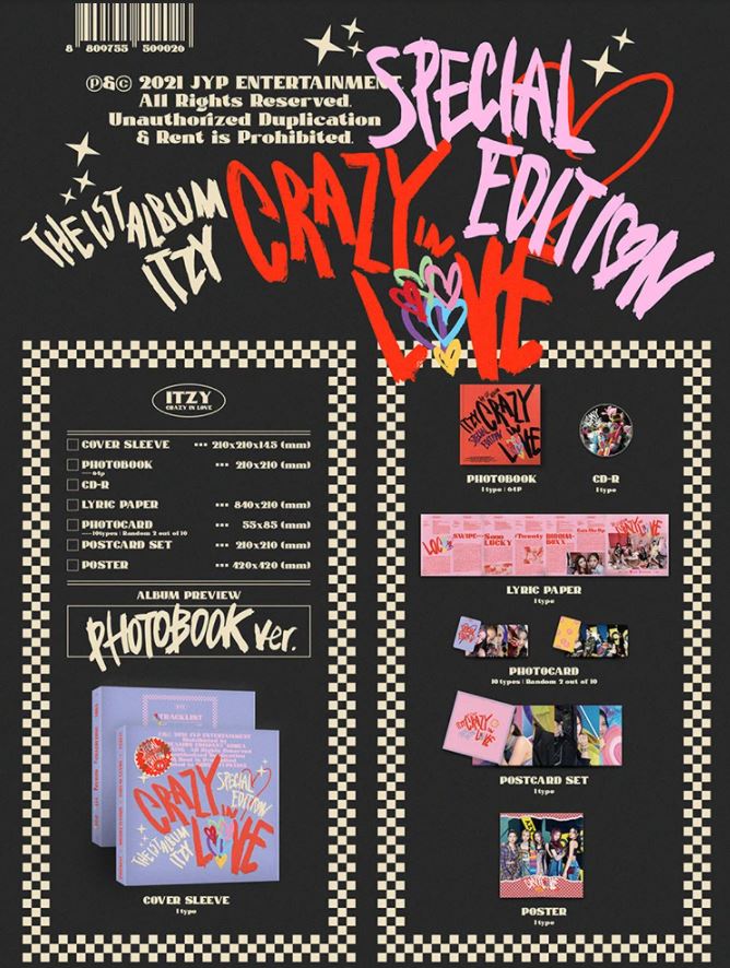 ITZY ALBUM VOL. 1 - CRAZY IN LOVE (SPECIAL EDITION)