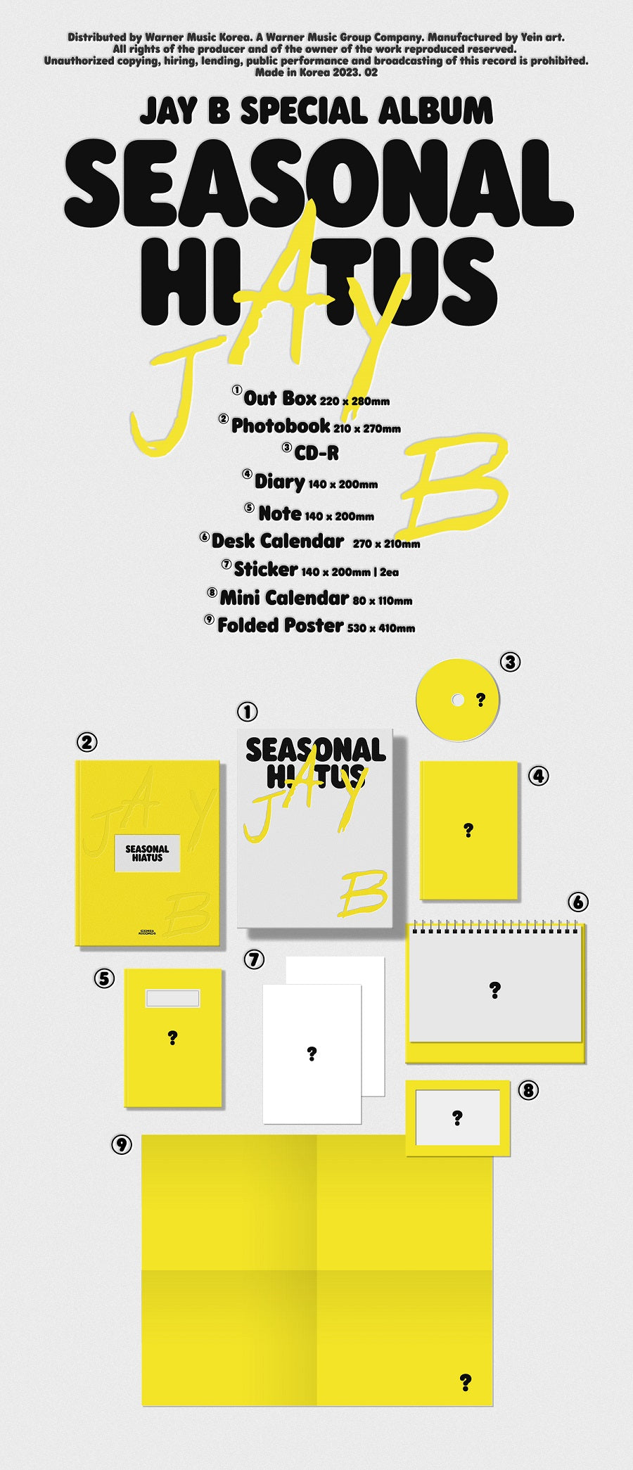 JAY B Special Album - Seasonal Hiatus (Limited Edition)