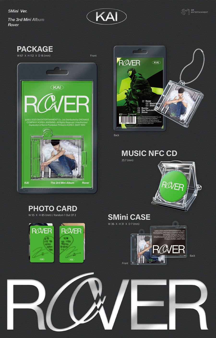 EXO: KAI MINI ALBUM VOL. 3 - ROVER (SMINI VERSION)