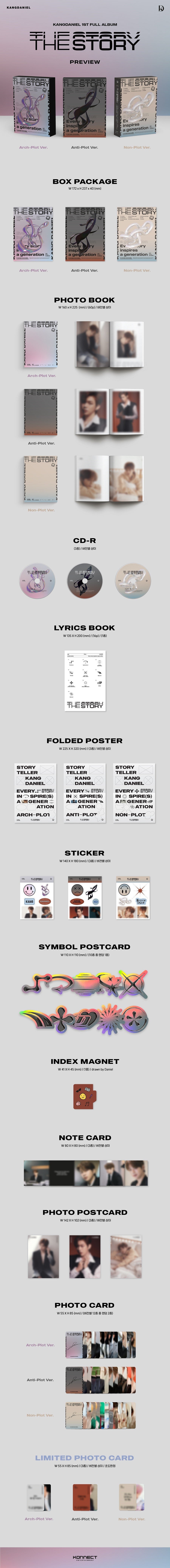 KANG DANIEL 1ST FULL ALBUM - THE STORY