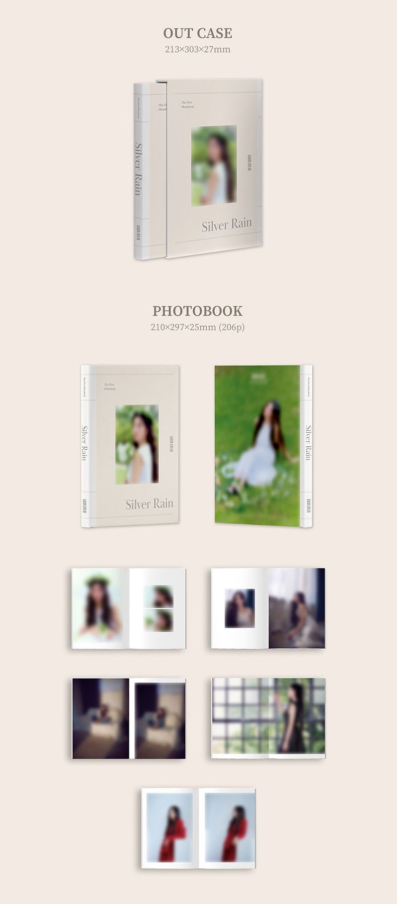 Kwon Eun Bi The First Photobook - Silver Rain