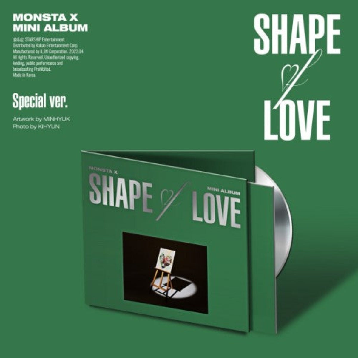 MONSTA X MINI ALBUM VOL. 11 - SHAPE OF LOVE (SPECIAL VERSION)