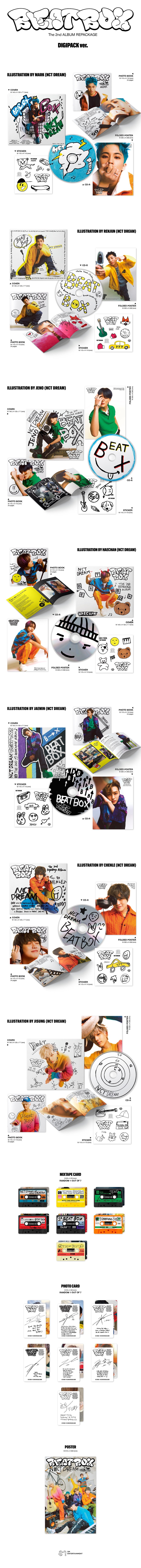 NCT DREAM VOL. 2 REPACKAGE - BEATBOX (DIGIPACK VERSION)