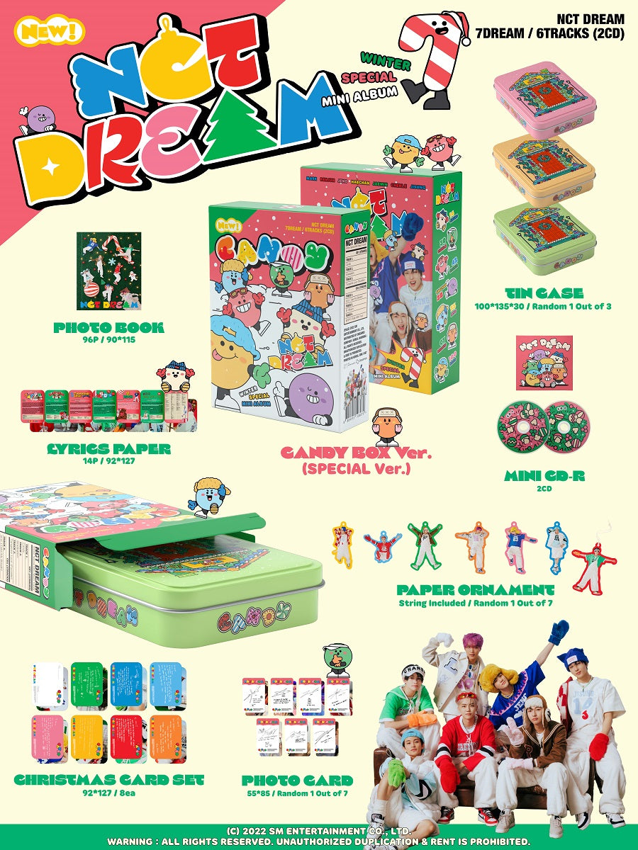 NCT DREAM WINTER SPECIAL MINI ALBUM - CANDY (SPECIAL CANDY BOX)