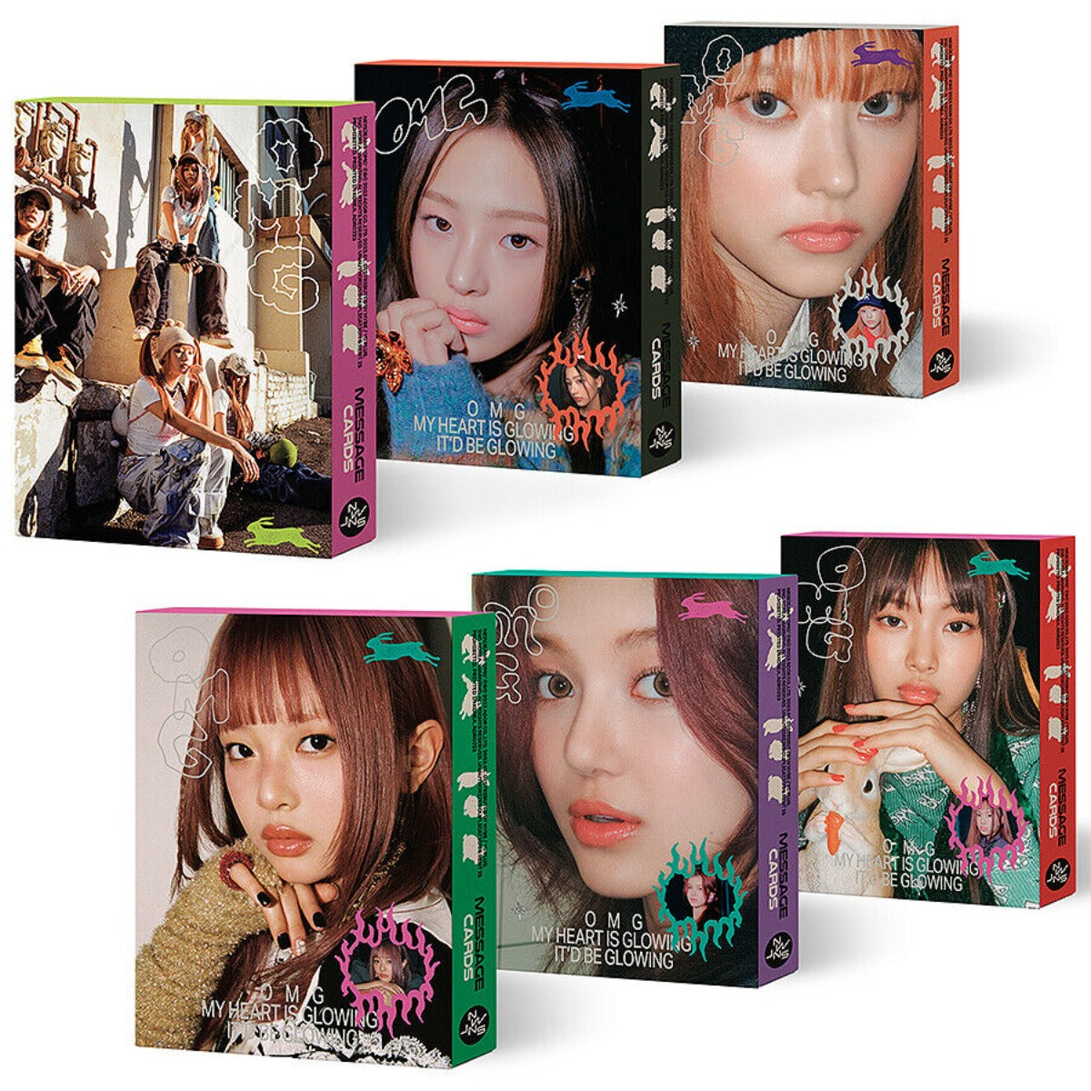 NEWJEANS SINGLE ALBUM VOL. 1 - OMG (MESSAGE CARD VERSION)