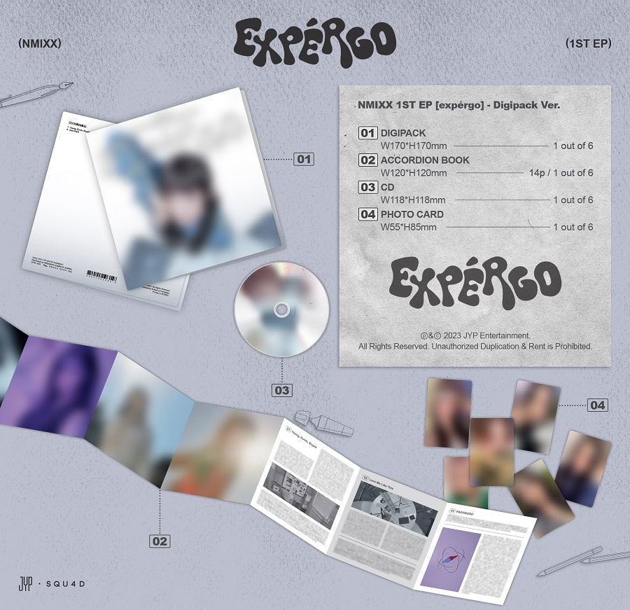 NMIXX EP ALBUM VOL. 1- EXPERGO (DIGIPACK VERSION)