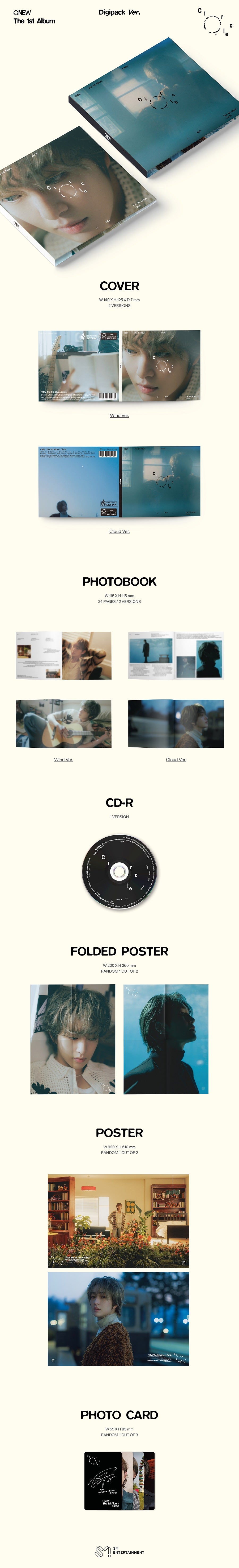 SHINEE : ONEW VOL. 1 - CIRCLE (DIGIPACK VERSION)