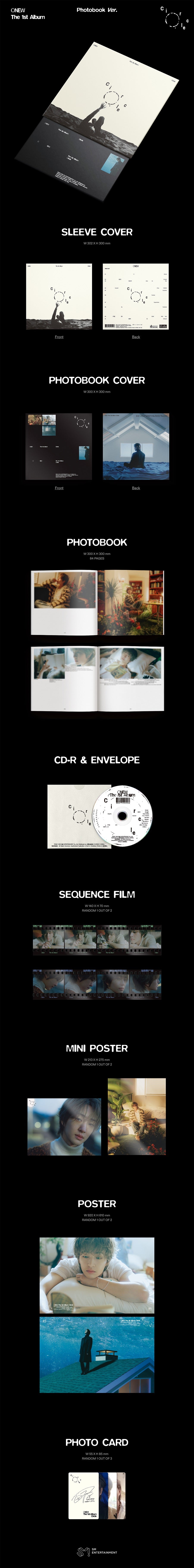 SHINEE : ONEW VOL. 1 - CIRCLE (PHOTOBOOK VERSION)