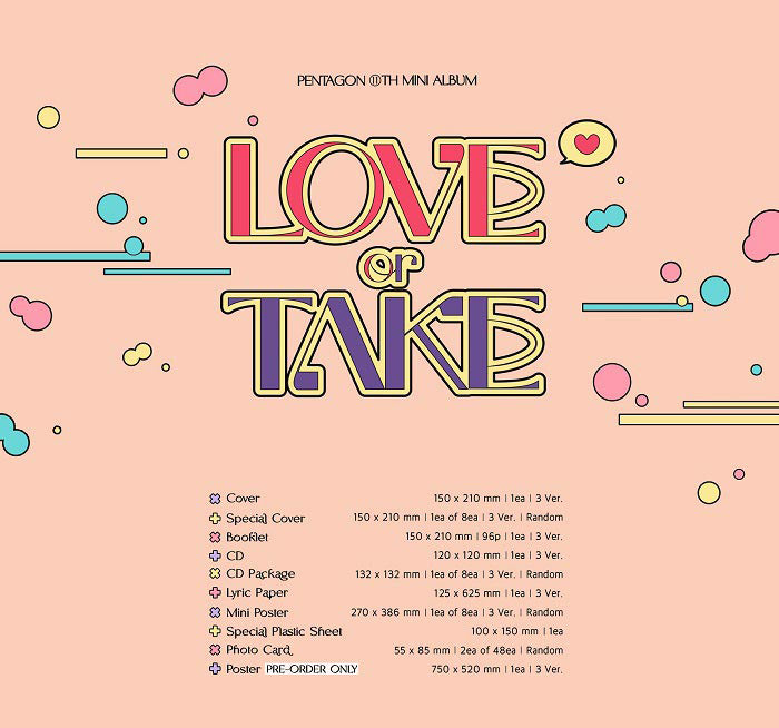 PENTAGON MINI ALBUM VOL. 11 - LOVE OR TAKE