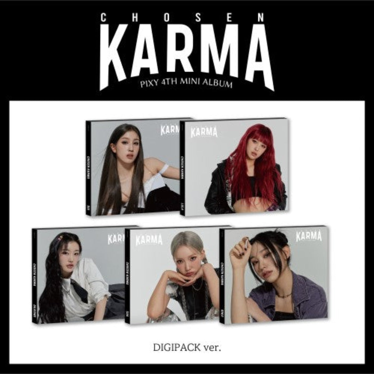 PIXY Mini Album Vol. 4 - CHOSEN KARMA (Digipack Version)