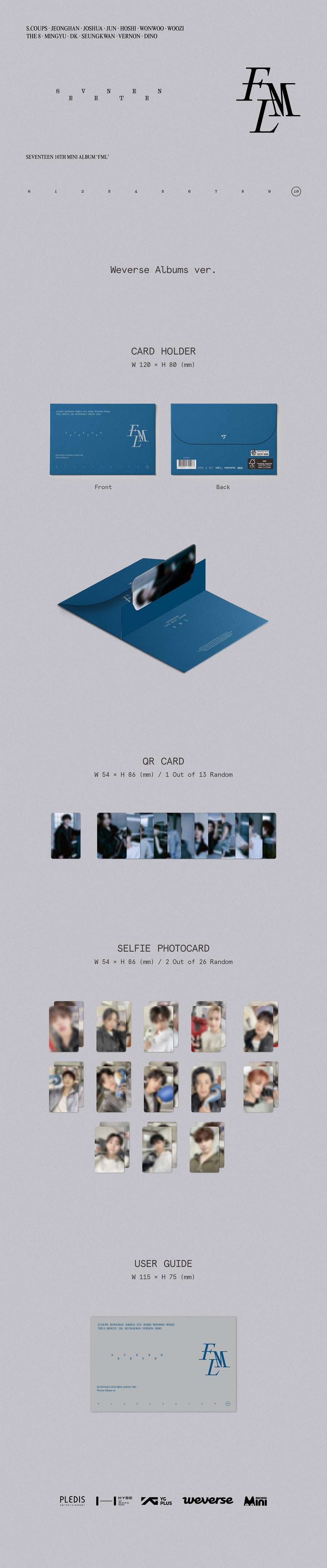 SEVENTEEN MINI ALBUM VOL. 10 - FML (WEVERSE ALBUM)