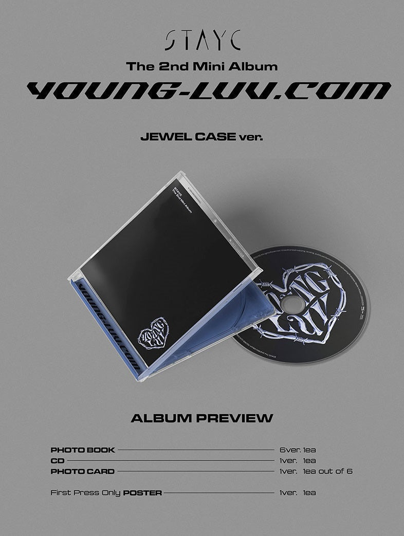 STAYC Mini Album Vol. 2 - YOUNG-LUV.COM (Jewel Case Version)