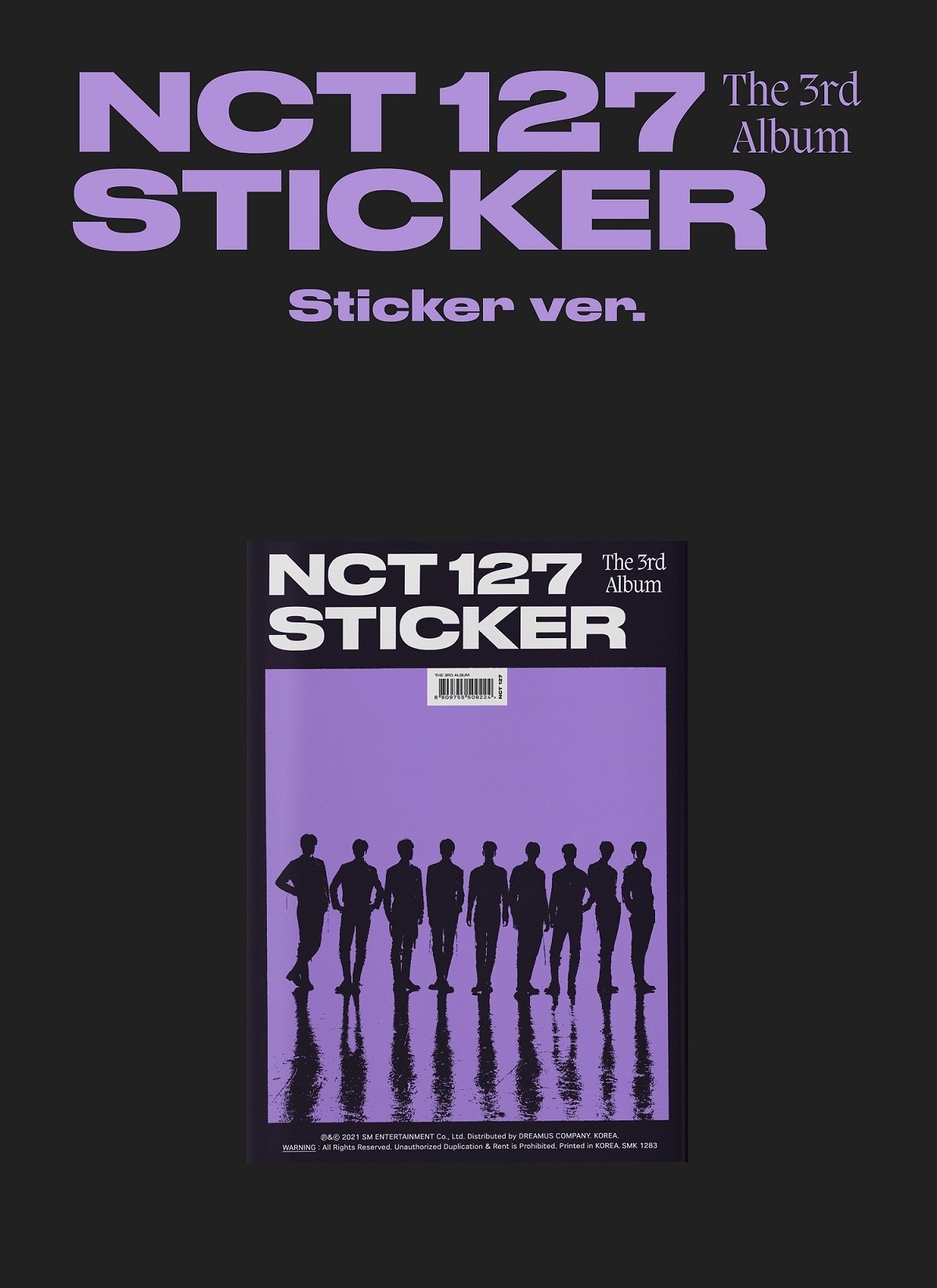 NCT 127 VOL. 3 - STICKER (PHOTOBOOK VERSION) (STICKER VERSION)