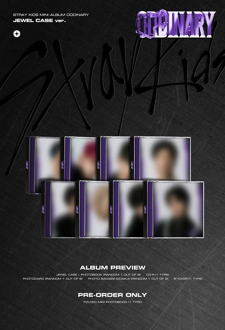 STRAY KIDS MINI ALBUM VOL. 6 - ODDINARY (JEWEL CASE VERSION)