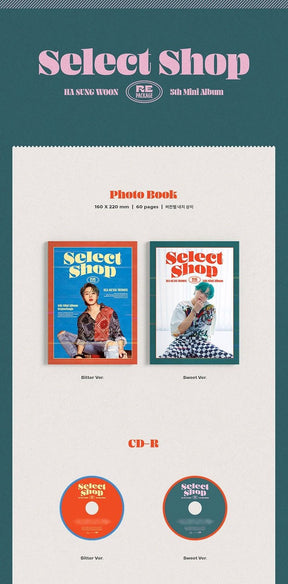 HA SUNG WOON MINI ALBUM VOL. 5 REPACKAGE - SELECT SHOP