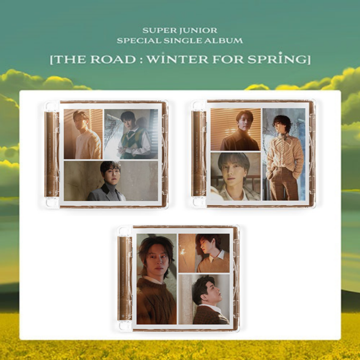 SUPER JUNIOR SPECIAL SINGLE ALBUM - THE ROAD: WINTER FOR SPRING (FIRST PRESS LIMITED EDITION)