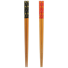 Blue + Red Chopsticks 2in1 Pair ( Made in Japan)