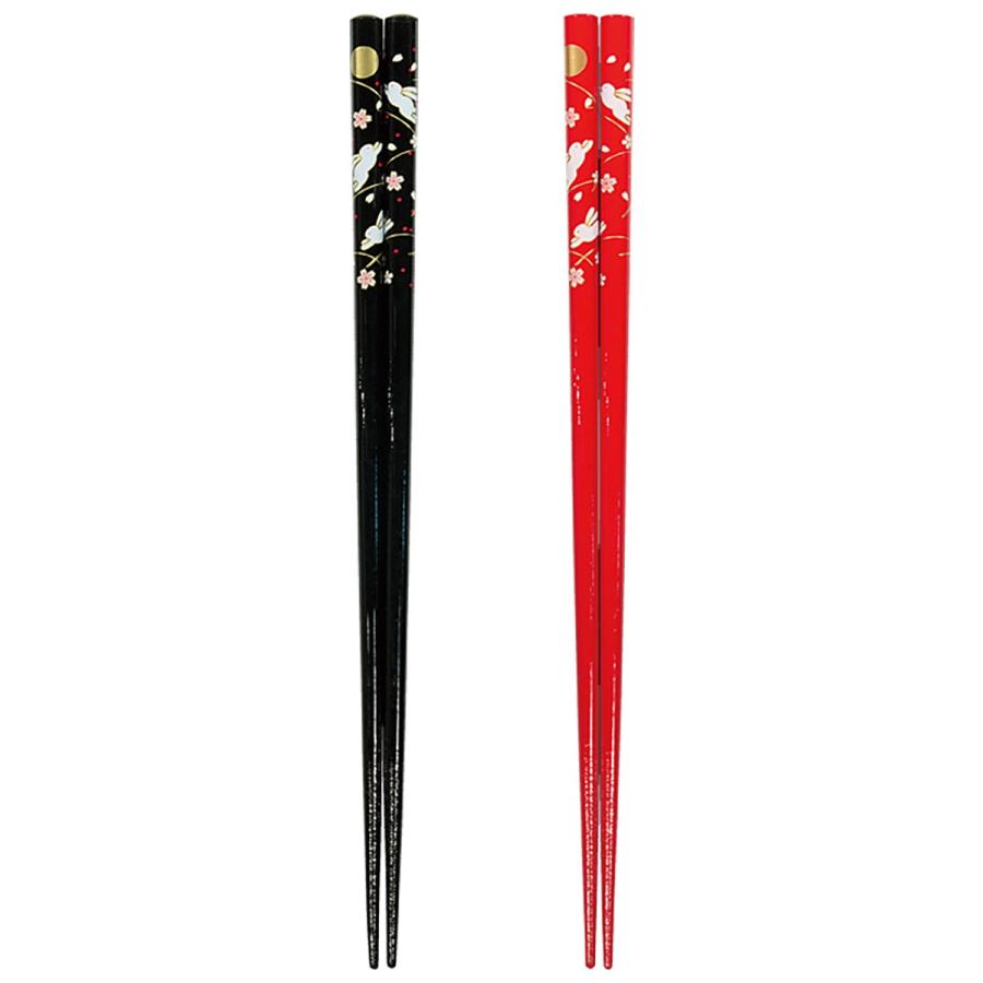 Blue + Red Chopsticks 2in1 Pair ( Made in Japan)