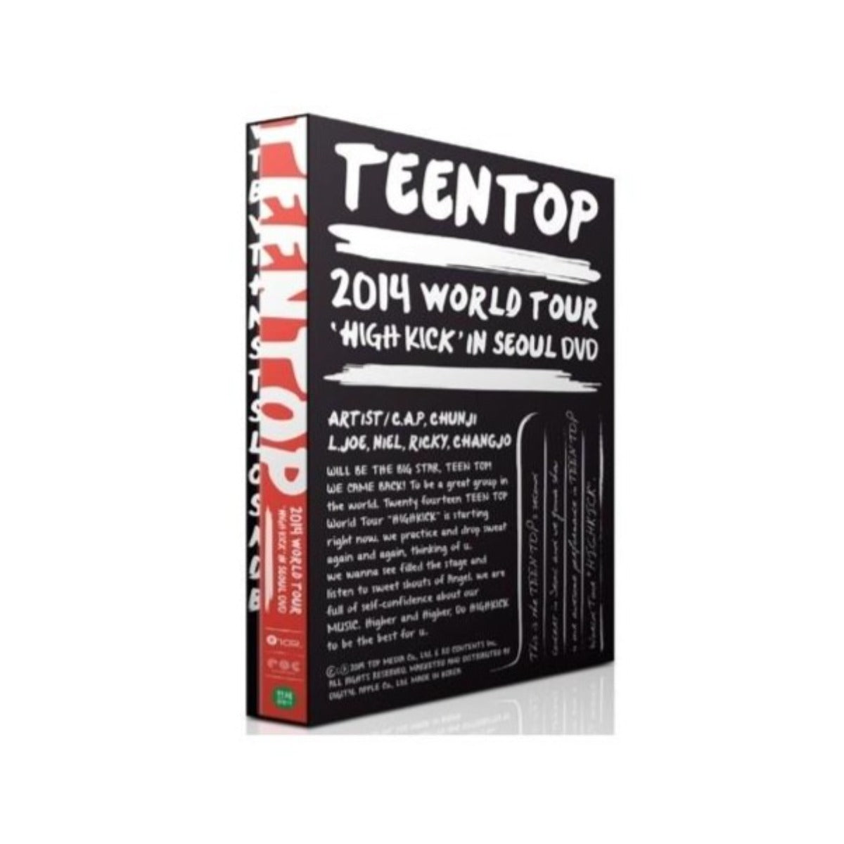 Teen Top - 2014 World Tour "High Kick" in Seoul (2DVD + Photobook) (Korea Version)