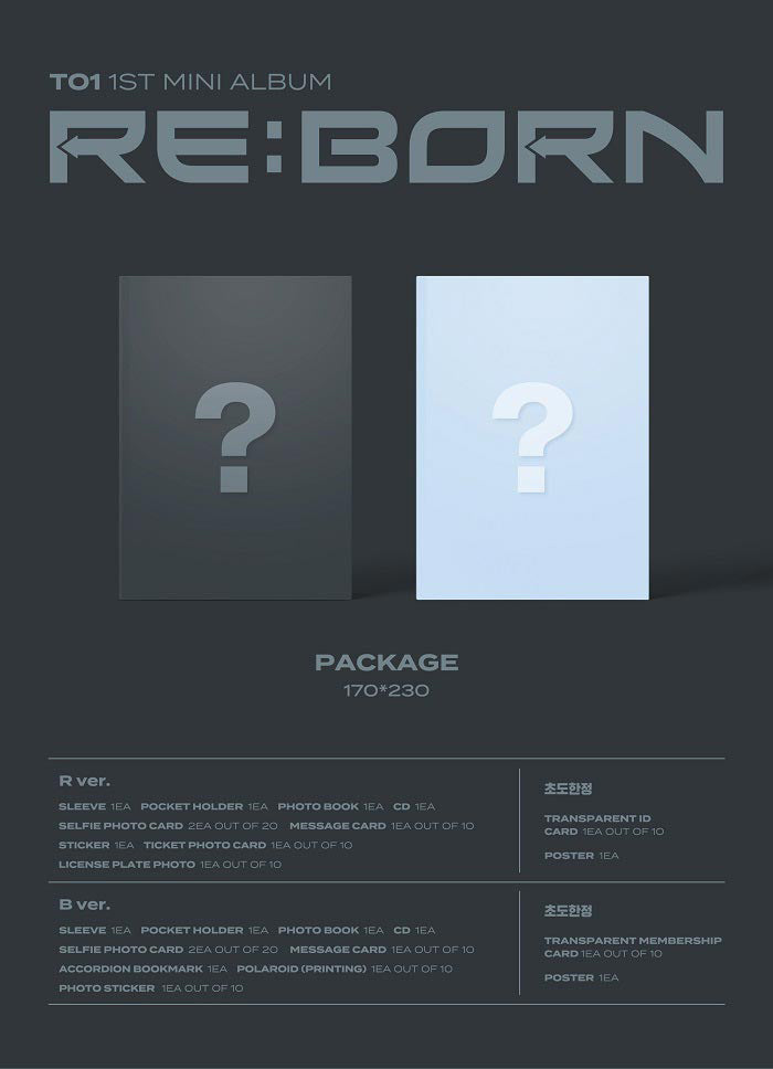 TO1 Mini Album Vol. 1 - RE:BORN