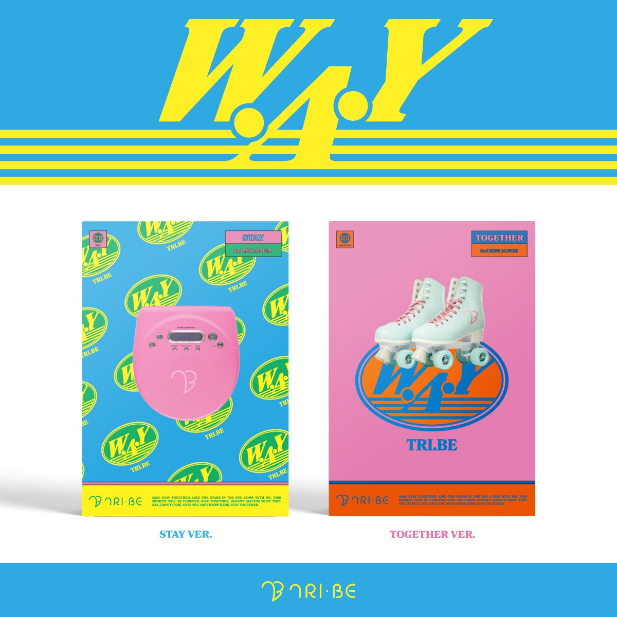 TRI.BE Mini Album Vol. 2 - W.A.Y (Random Version)