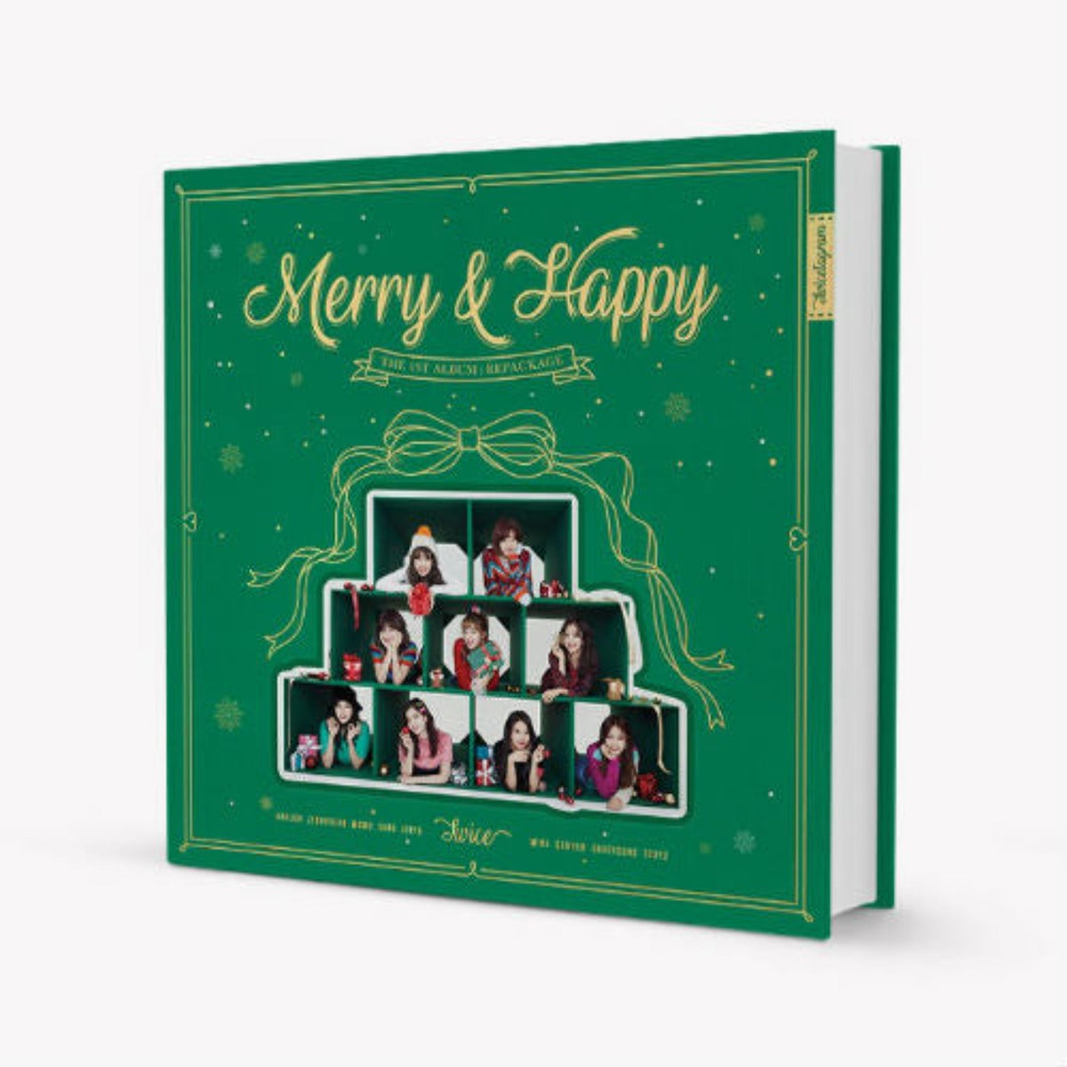 TWICE THE 1ST ALBUM REPACKAGE - MERRY & HAPPY