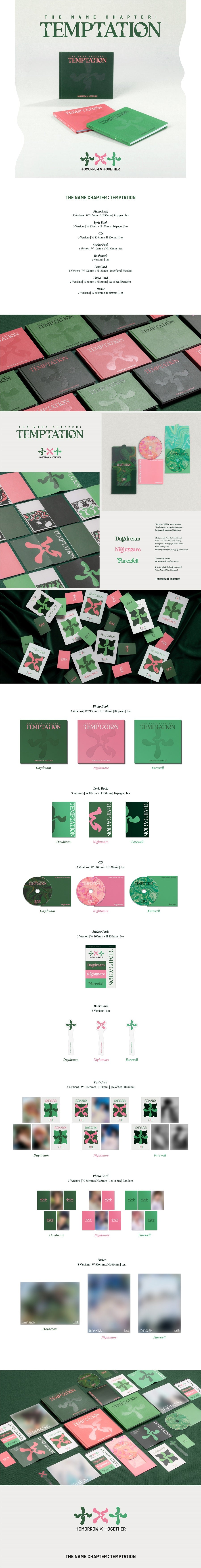 TXT MINI ALBUM VOL. 5 - THE NAME CHAPTER: TEMPTATION