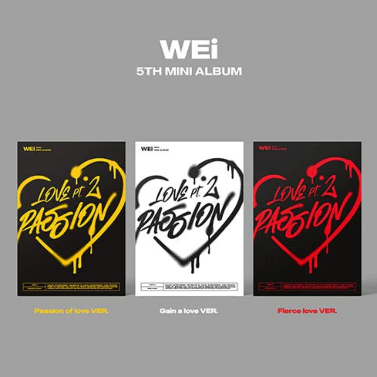 WEi Mini Album Vol. 5 - Love Pt.2 : Passion