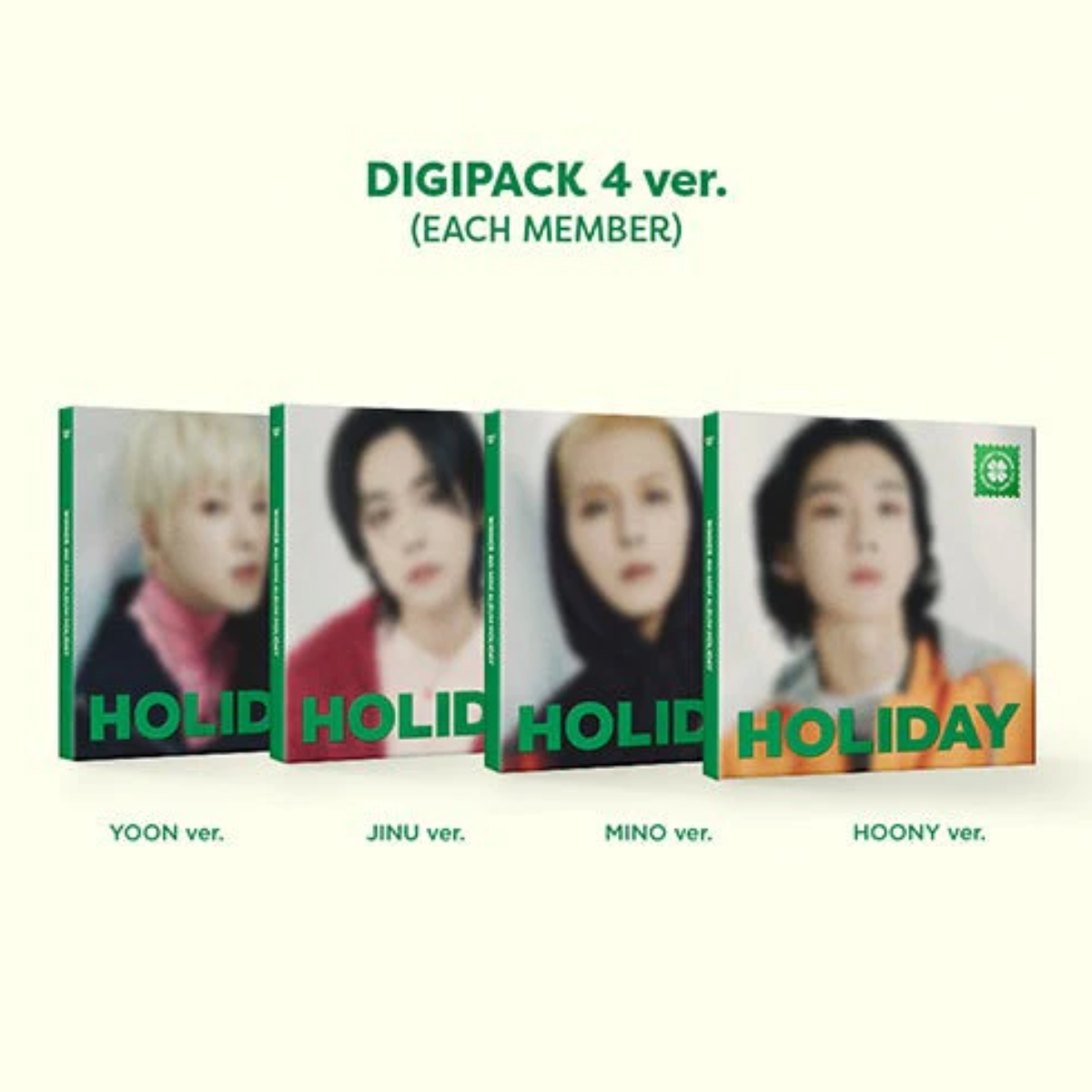 WINNER Mini Album Vol. 4 - HOLIDAY (DIGIPACK version)