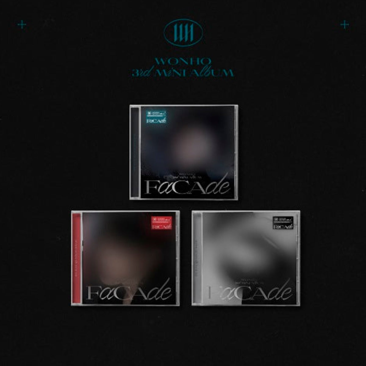 Won Ho Single Album Vol. 3 - FACADE (Jewel Version) (Random Version)